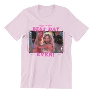 Barbie “This is the best day ever!!” Pink Graphic T-Shirt - Size XL 🌸